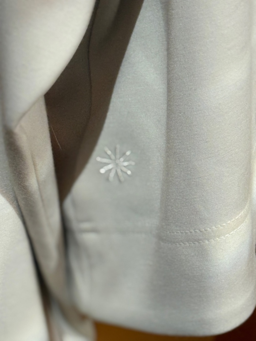 Athleta “Allure” Classic Women's White Button-Front Jacket - Picture 8 of 10